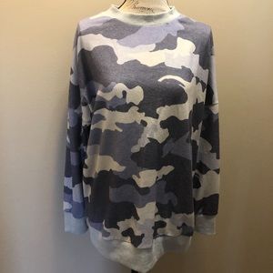 Purple Camouflage Sweatshirt